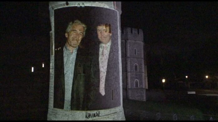 gb,-proiettate-foto-di-trump-con-epstein-su-mura-del-castello-di-windsor