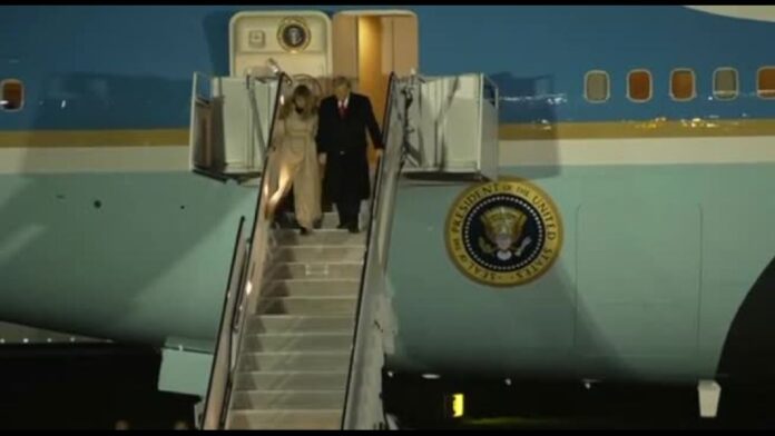 trump-arrivato-londra-per-la-seconda-visita-di-stato-in-gb