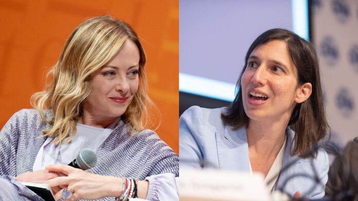 meloni-e-schlein-ai-comizi-per-le-regionali-nelle-marche.-la-premier:-“fiera-di-questo-centrodestra”