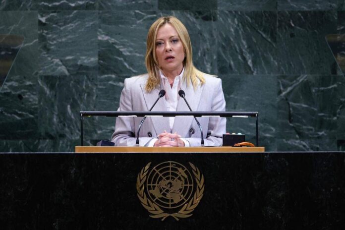 meloni,-il-discorso-all’onu:-“serve-una-svolta,-l’italia-c’e”