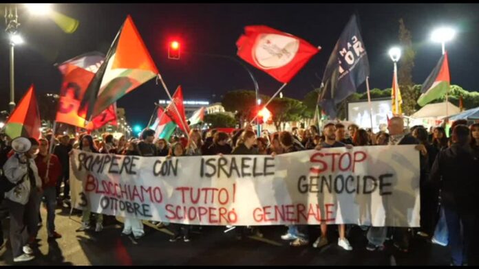 notte-di-proteste-a-roma-per-la-global-sumud-flotilla