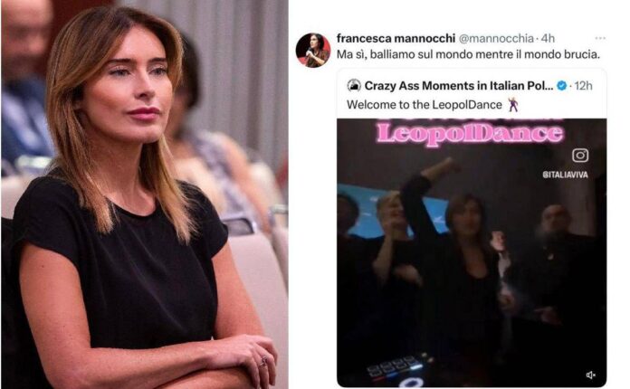 boschi-mannocchi,-scontro-social-sulla-leopolda:-“attacchi-chi-balla-proprio-il-7-ottobre?-che-caduta-di-stile”